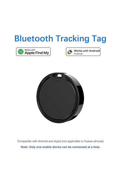 choice2 1pack-Black Smart Tag for Find My or Google Find Hub Bluetooth Tracke...