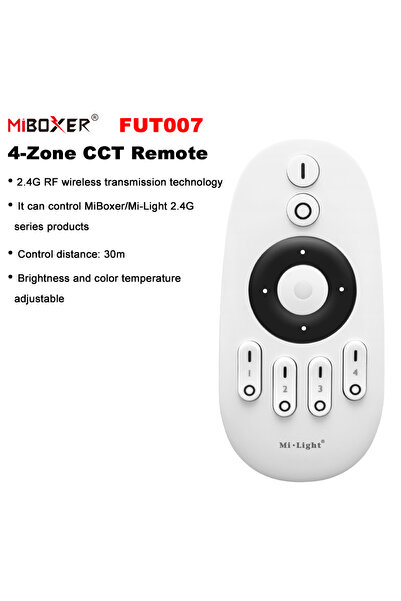 Choice1 FUT007 Miboxer FUT006 FUT007 جهاز تحكم عن بعد يعمل باللمس بعجلة دوارة...