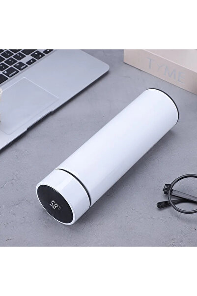 Choice6 500ML White 500ML Intelligent Temperature Thermos Bottle Sports Water...