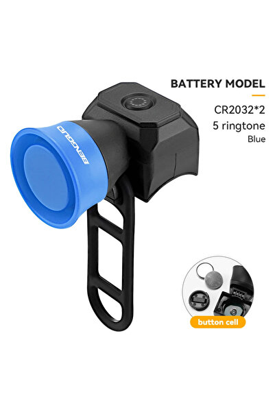 Choice F Bicycle Horn Mountain Bike Mini USB Charging Waterproof Electronic B...