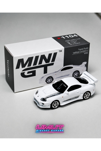 mini gt Toyota Supra VeilSide Combat V-I White MGT01104