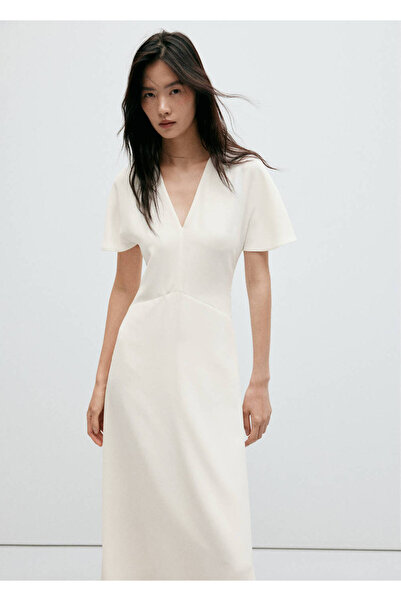 MANGO Woman Short-sleeve V-neck dress