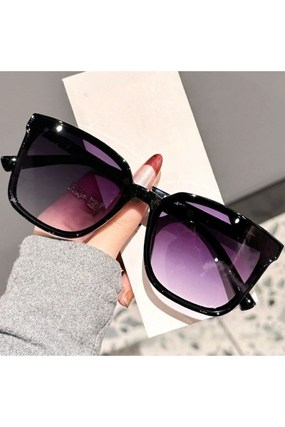 Choice4 C3 New Style Temple Letter Large Frame Square Thin Frame High-End Sun...