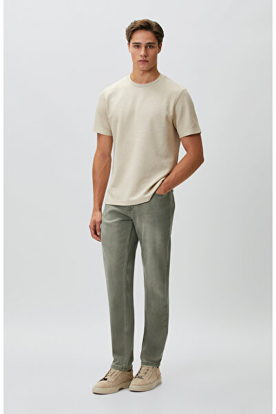 Network Haki Slim Fit Denim Pantolon