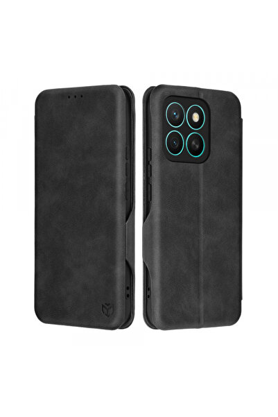 HONOR Husa pentru X8c, Techsuit, Safe Wallet Plus, Neagra