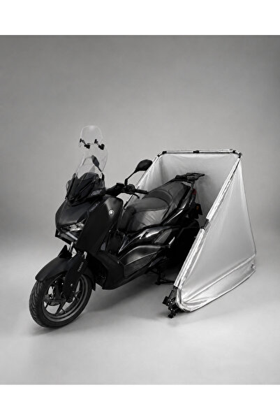 MOTOKAP AKSESUAR Yamaha XMAX 250 Çantalı Uyumlu Katlanır Motosiklet Garajı Po...