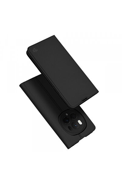 HONOR Husa pentru Magic6 Pro, Techsuit, Magskin Book, Neagra