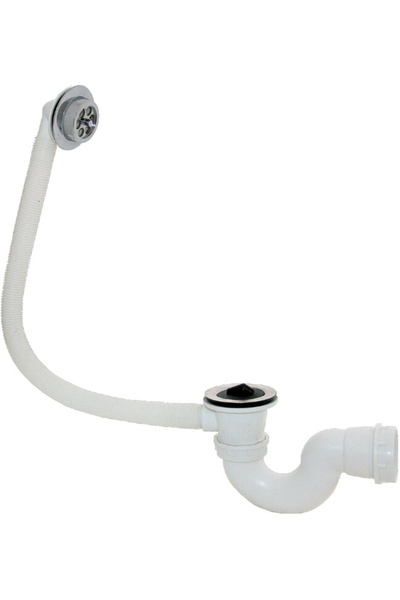 EVOSANITARY Sifon cadă + Racord flexibil și dop 40 mm 70 mm