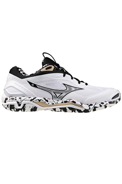 MIZUNO Ghete de handbal Wave Stealth 6 FW 2025-Alb/Negru-42 1/2
