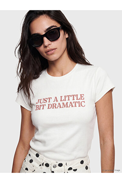 LC Waikiki Original Oval Collar Printed Women's T-Shirt