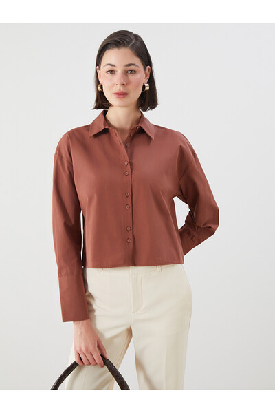 LC Waikiki Two Mt Shop Quality Crop Women's Shirt