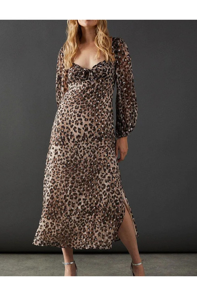 Evendi Rochie lunga, Animal print