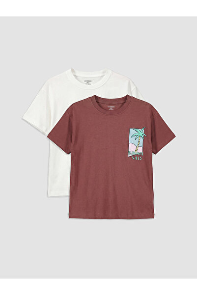 LC Waikiki Original Printed Boys' 2-Pack T-Shirts