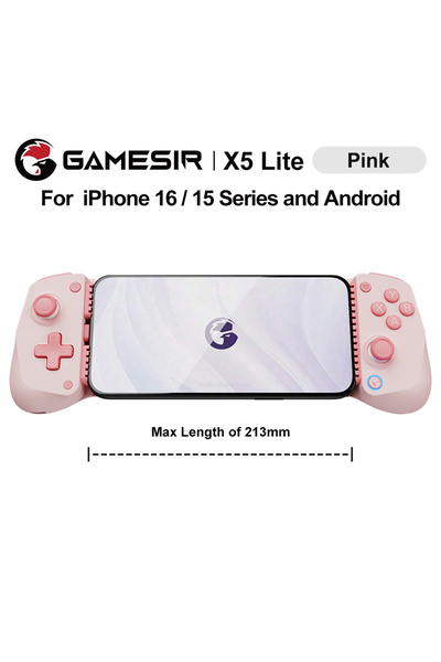 choice2 وحدة تحكم ألعاب محمولة GameSir X5 Lite باللون الوردي لهواتف آيفون سلس...