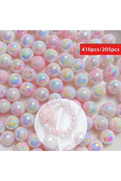 Choice 205pcs 8mm Pink 8mm 410pcs/205pcs Pink Cute and Beautiful Dual Color, ...