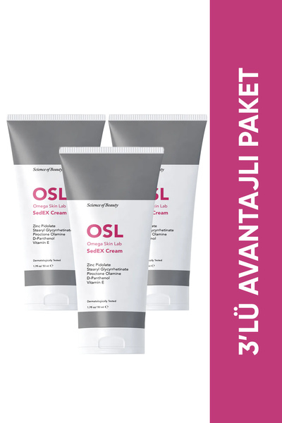 OSL Omega Skin Lab كريم OSL SedEX مجموعة من 3 قطع 50 مل