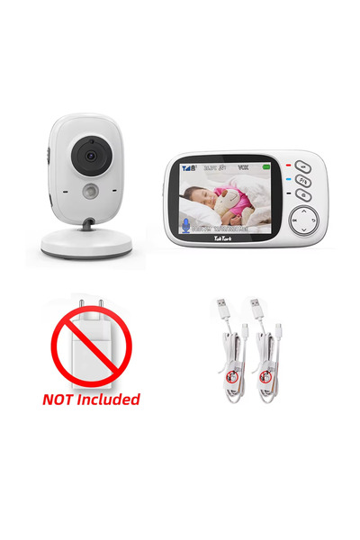 Choice3 TakTark BM603 NO Plug TakTark 3.2 Inch Wireless Video Baby Monitor Wi...