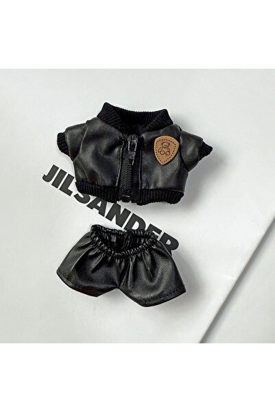 Choice 2pcs Labubu Baby Clothes Are Cool and Trendyy Earphones Leather Jacket...