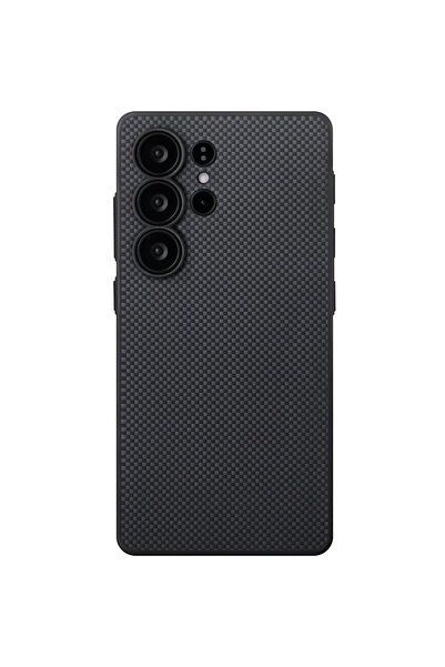 PITAKA Husa PIN Button, Aramida, pentru Samsung Galaxy S25 Ultra, Negru/Gri