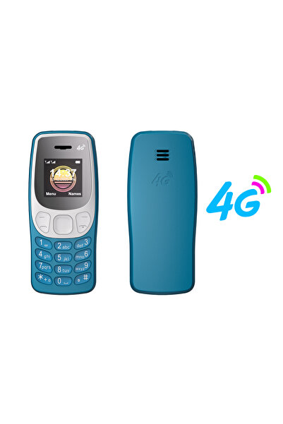 Choice3 blue SERVO BM80 LTE Super Small Mobile Phone 4G Network Auto Call Rec...