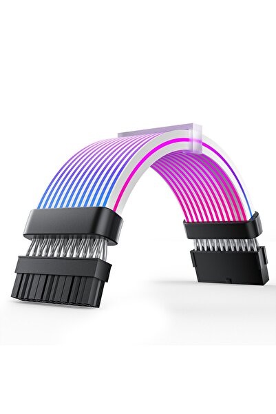 OEM 24 PIN GPU güç uzatma kablosu PSU güç kaynağı RGB uzatma kabloları