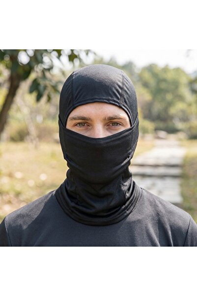 Choice11 Black 1pc/5pcs Summer Sunscreen Balaclava Hat Men Women Elastic Brea...