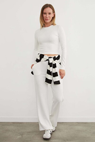 Fulla Moda Basic Beli Tied-Up 2-Piece Modal Set