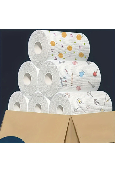 Choice Random One Roll Lazy Rag Wholesale Absorbent Thickening Kitchen Paper ...