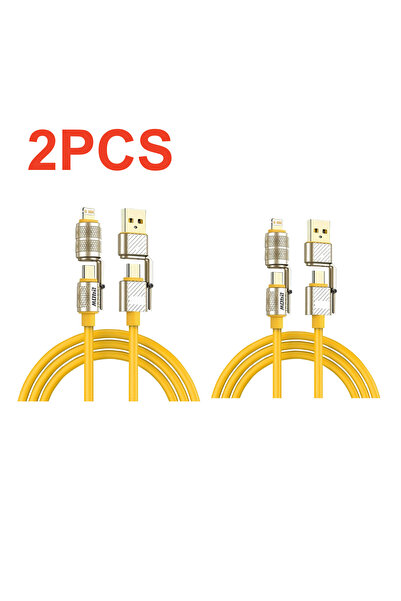 Choice1 1m 2PCS 1/3PCS 4-in-1 240W Fast Charging Data Cable Type-C To Type-C ...