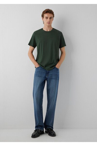 Mavi M065574 Basic T-Shirt Men's T-Shirt Green