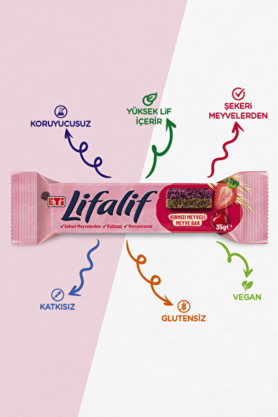 Eti Lifalif Meyve Bar Deneme Paketi (6 Adet)