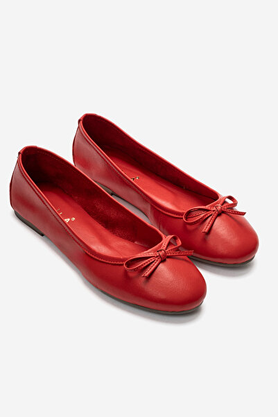 ERNİLA SHOES HAKİKİ DERİ KADIN BABET