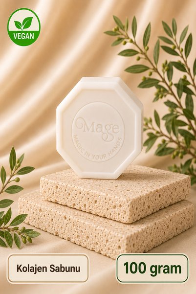 Mage Cosmetics Mage Natural Collagen Beauty Soap 100 Grams 1 Piece in a Gift Box