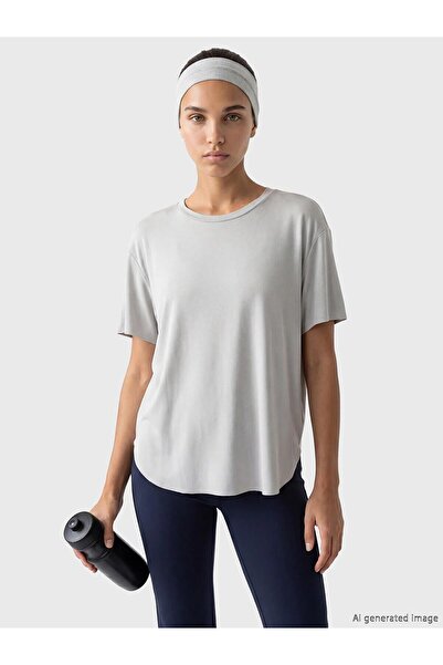 LC Waikiki KOOR SPORT Γυναικείο αθλητικό μπλουζάκι με λαιμόκοψη ποδηλάτου σε ...