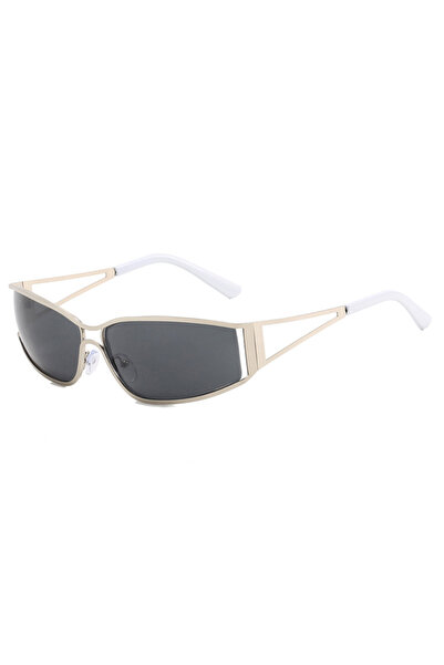 Choice GRAY Y2k Sunglasses Women Men Oversized Brand Designer Gradient Goggle...