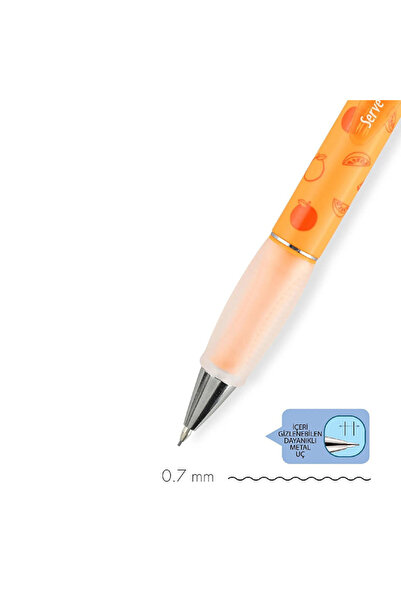 Serve Deep Fosforlu Turuncu Portakal Versatil Kalem 0.7 Mm Sv-Deep-07-Dftrn