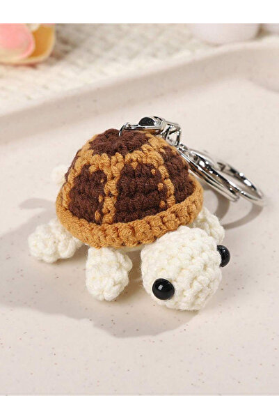 Choice style3 Exquisite Handmade Yarn Crochet Cute Turtle Key Ring Funny Crea...