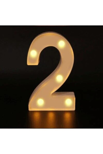 choice2 2 Number Letter Lamp Luminous Alphabet LED Lights Decororation Night ...