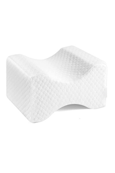 Choice White Leg pillow,side pillow,Memory foam knee pillow with side sleepin...