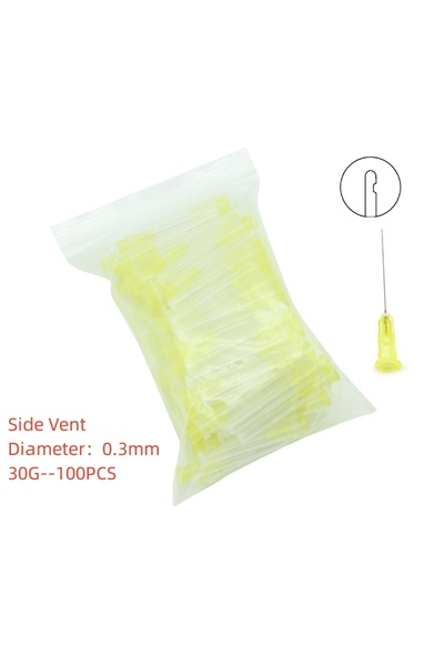 Choice6 30G 100pcs Side hole 100Pcs Dental Endo Irrigation Needle Tip 25G/27G...
