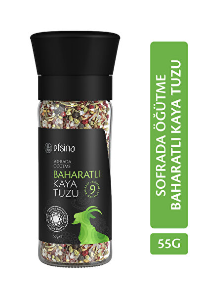 Efsina 55 gr Sofrada Öğütme Baharatlı Kaya Tuzu