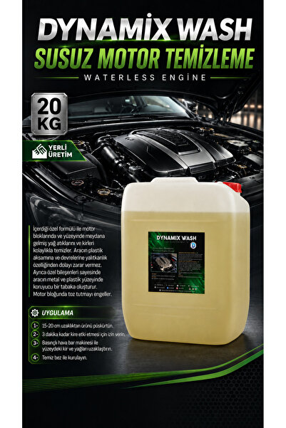 dynamix wash Susuz Motor Temizleyici 20 Kg Waterless Engine