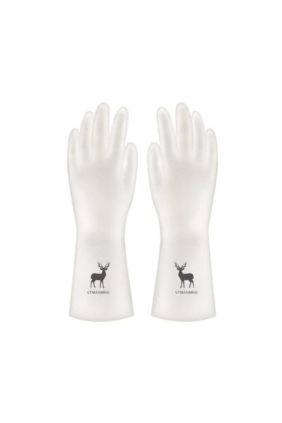 Choice S fawn Multi-Purpose Gloves - Thick & Waterproof for Dishwashing, Hous...