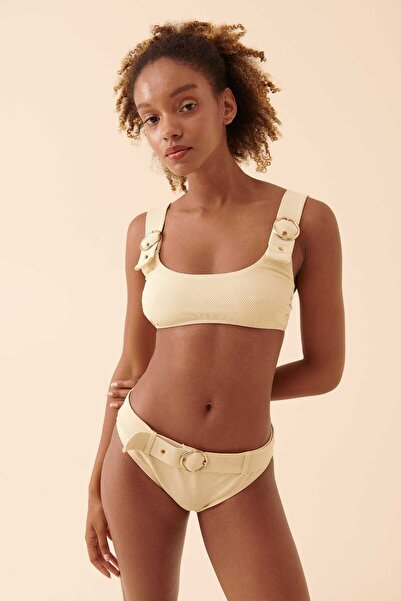Roman Simli Bikini Simli Bej Y22MY002_613