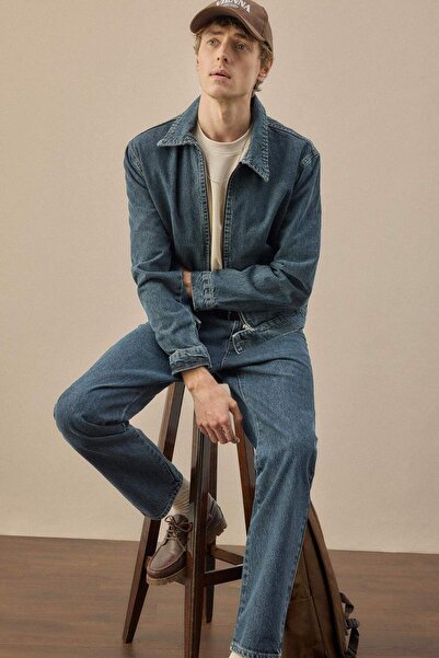 DeFacto 100% Cotton Straight Fit Trousers H1693Ax26Sp