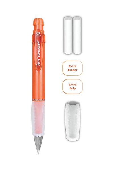 Serve Deep Mechanical Pencil 07mm and Eraser Refill Set Tile