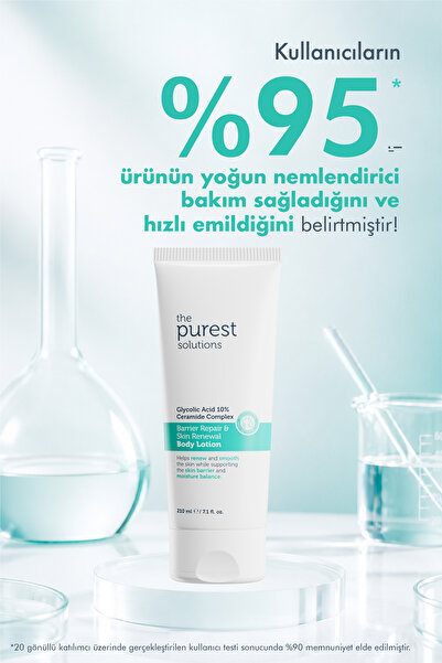 The Purest Solutions Cilt Bariyerini Destekleyen Yenileyici Vücut Losyonu, 210 ml