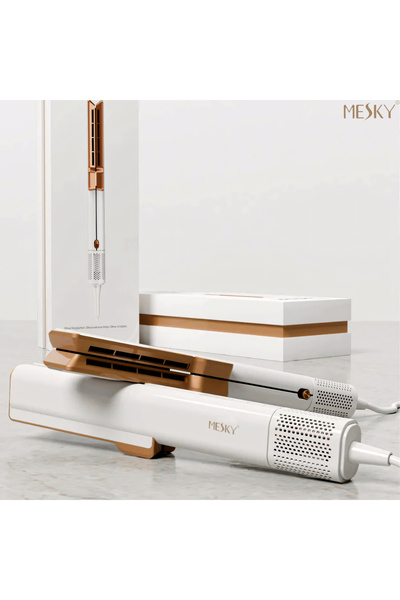 HYDER MESKY® AirStyler – 2 in 1 hair dryer and hot air straightener, for prof...