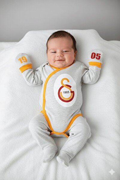 Galatasaray Original Licensed 4-Piece Baby Hospital Discharge Set