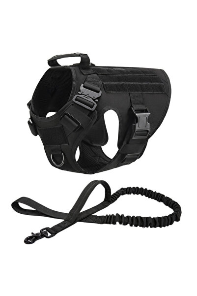 Choice M(15-30KG) Black 2 piece set Tactical Vest Pet German Shepherd Golden ...